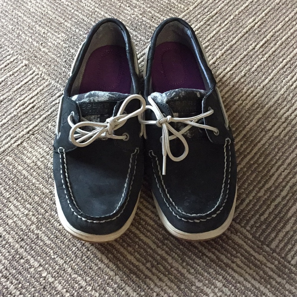 Black Sperry Shoes